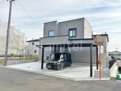 新築シンプル オープン外構