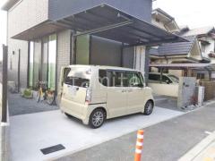 新築シンプル オープン外構