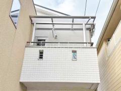 2階ベランダ屋根 YKKAP ソラリアF フラット屋根 スタンダード 壁付